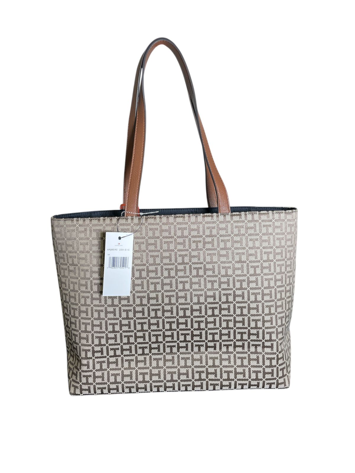 Bolsa Tote Tommy Hilfiger Monogram Café & Camel