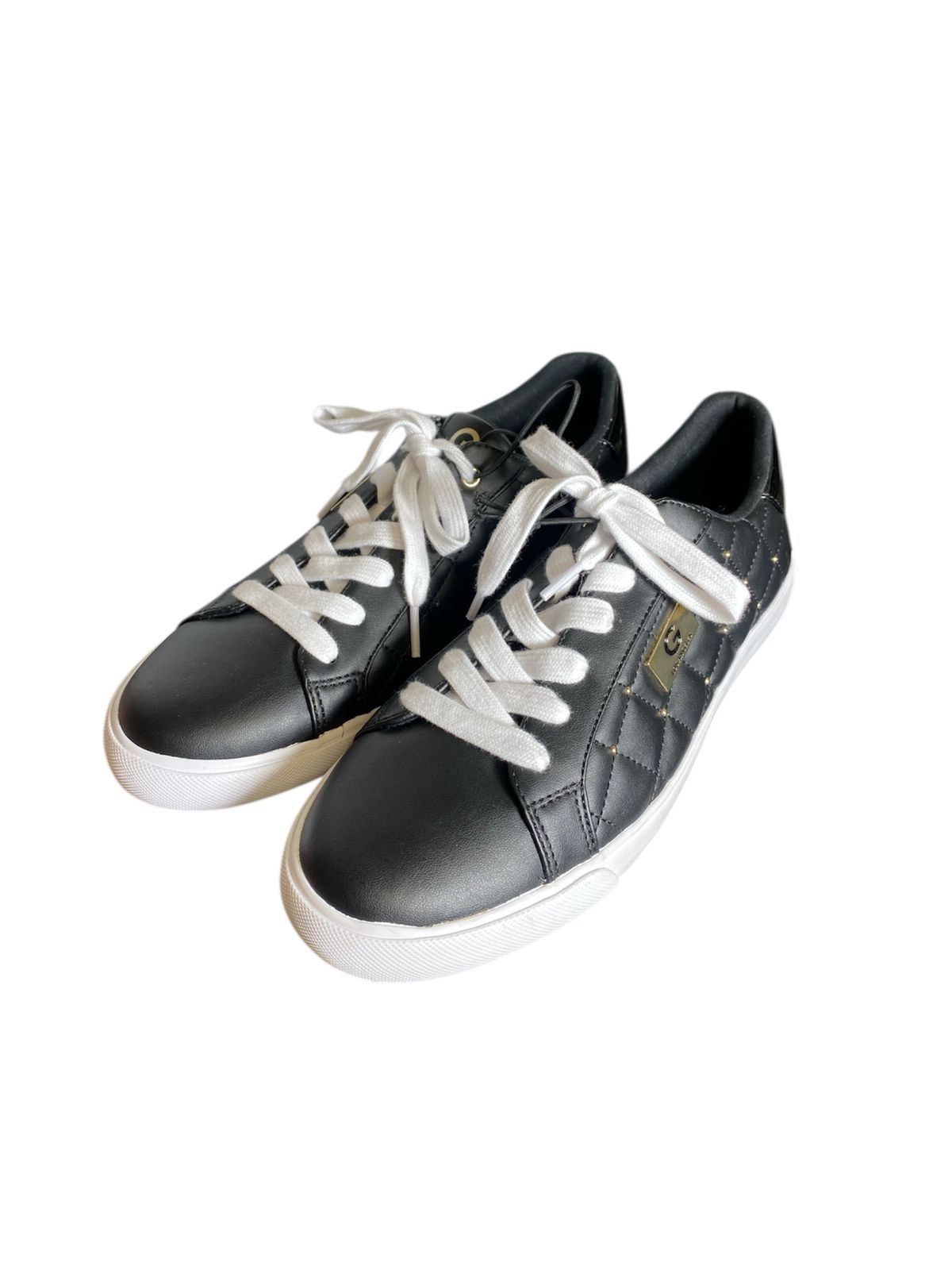 Tenis Guess G-Los Angeles Dama - Estilo Acolchado Negro - Talla 10 USA