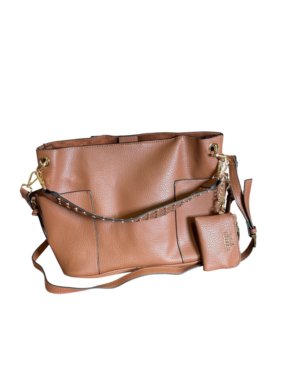 Bolsa Steve Madden tipo hobo café