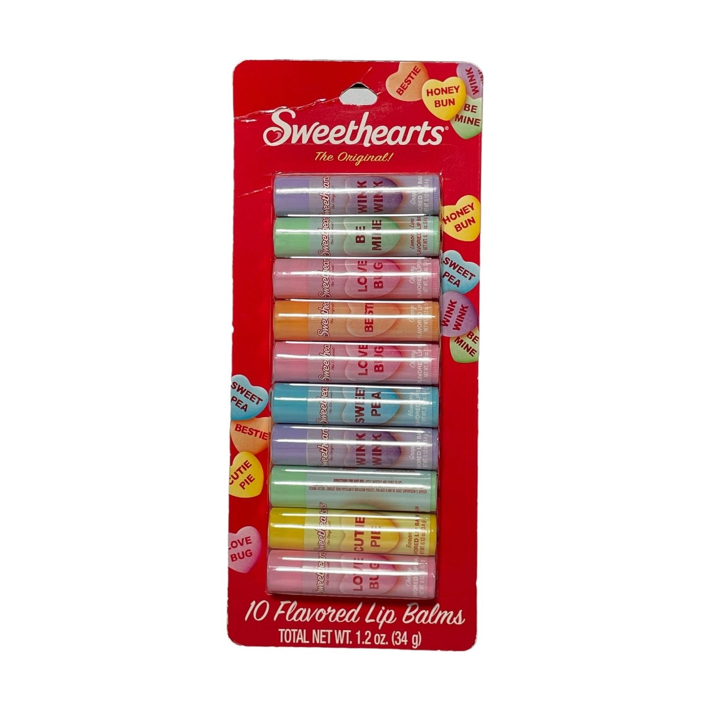 Bálsamos Labiales de SweetTarts (10 Piezas)