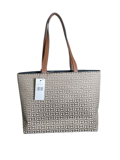 Bolsa Tote Tommy Hilfiger Monogram Café & Camel