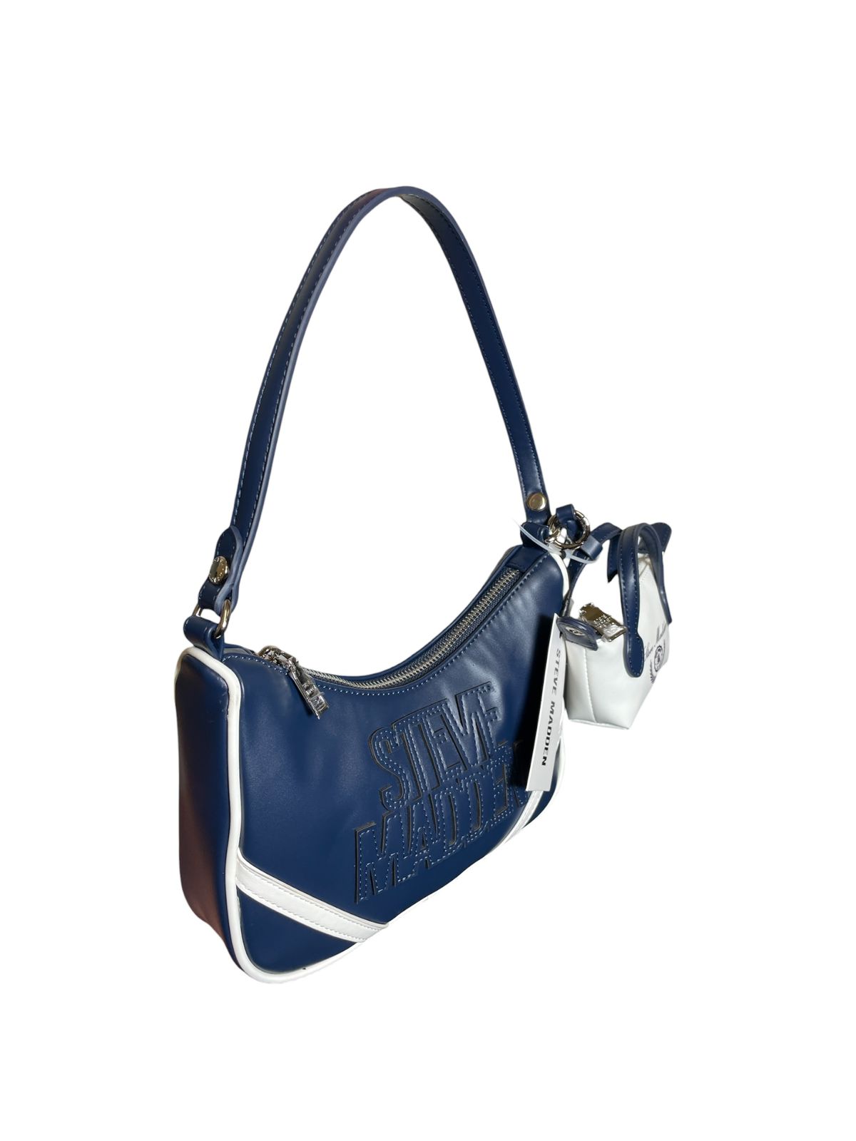 Bolsa Hombro Mujer Steve Madden Azul con Mini Bag