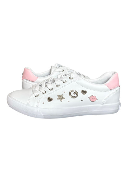Tenis G Los Angeles para Mujer con Charms y Detalle Rosa