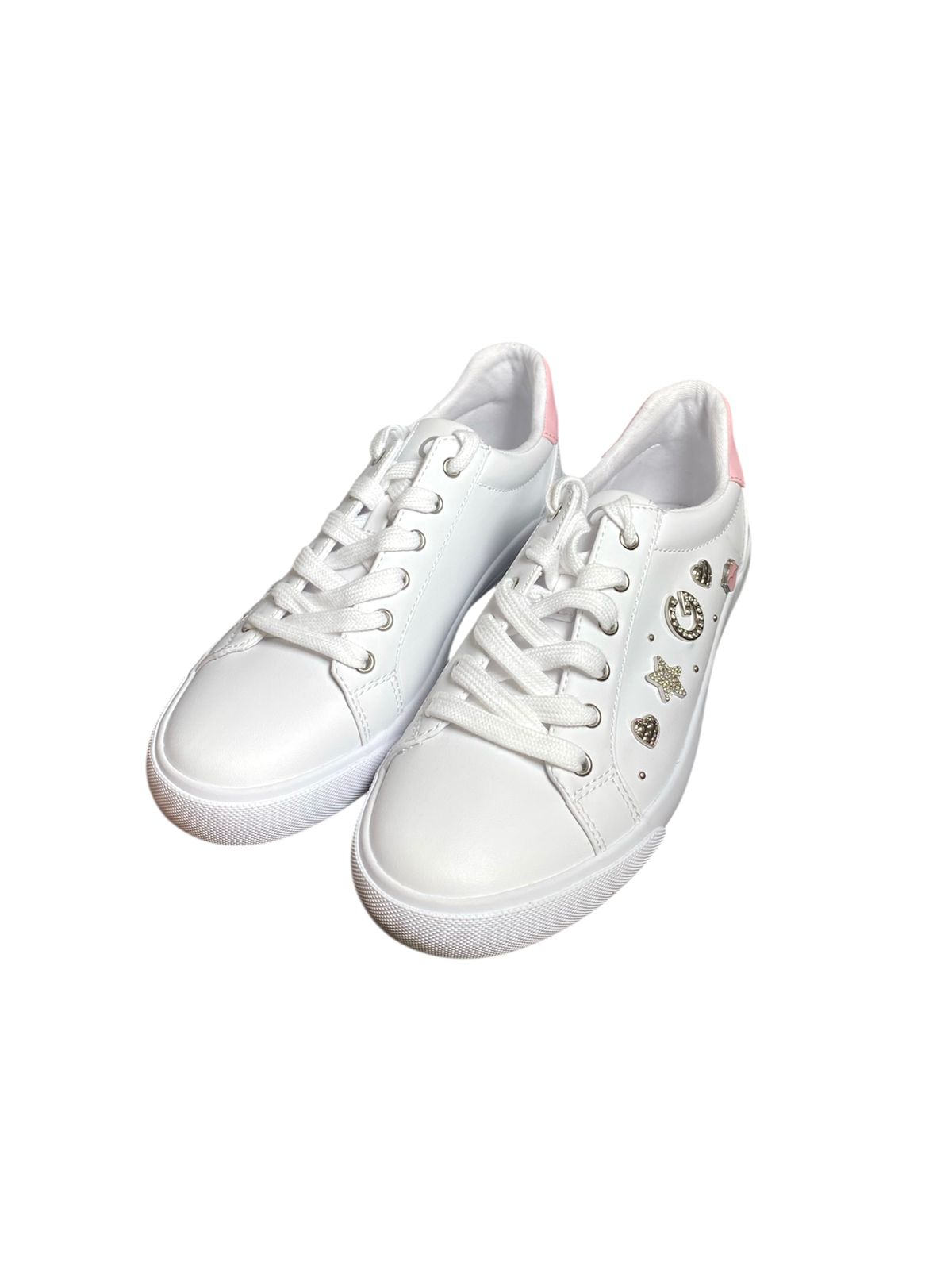 Tenis G Los Angeles para Mujer con Charms y Detalle Rosa