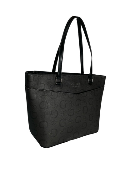 Bolsa Guess Negra con Monograma Grabado