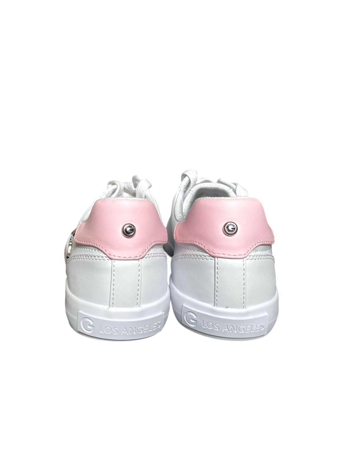 Tenis G Los Angeles para Mujer con Charms y Detalle Rosa