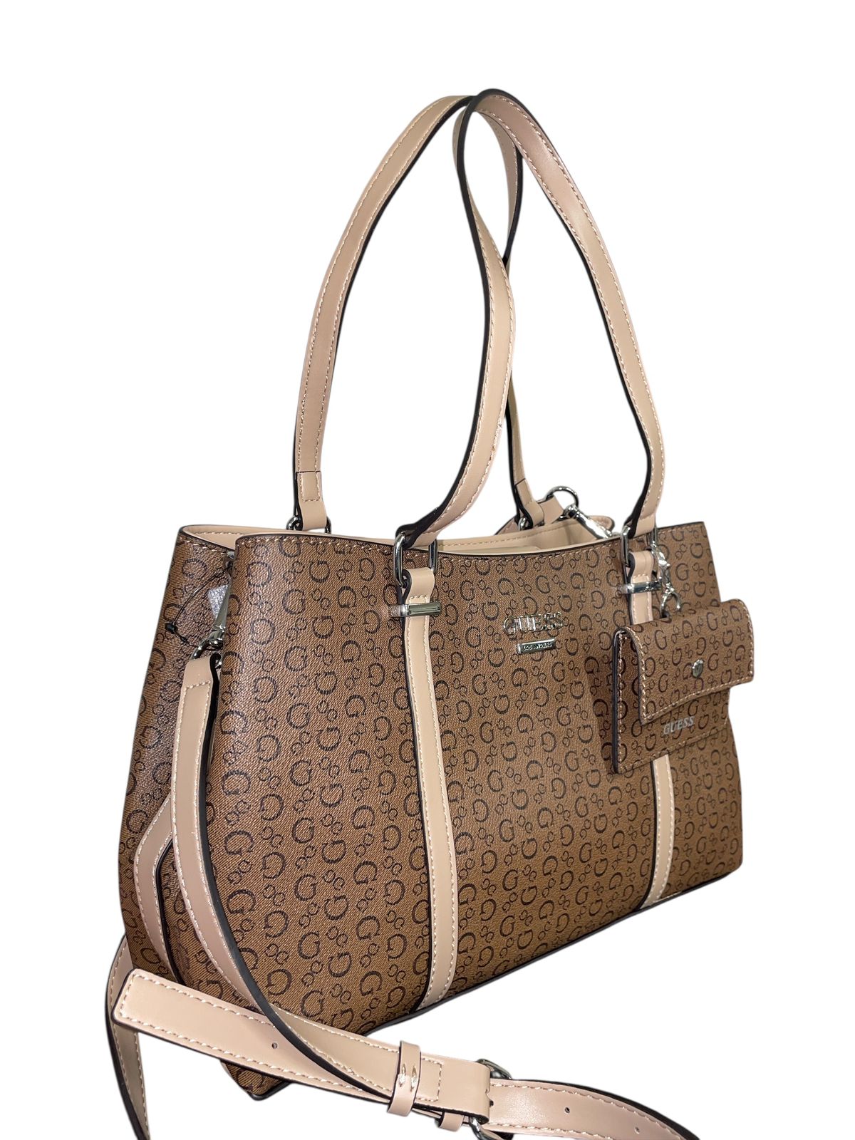 Bolsa Guess Tote Café Monograma G