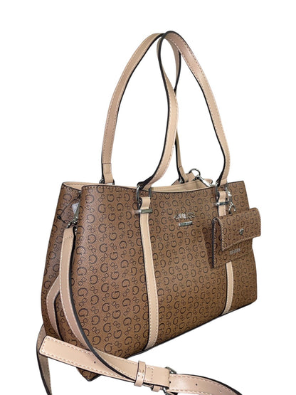 Bolsa Guess Tote Café Monograma G