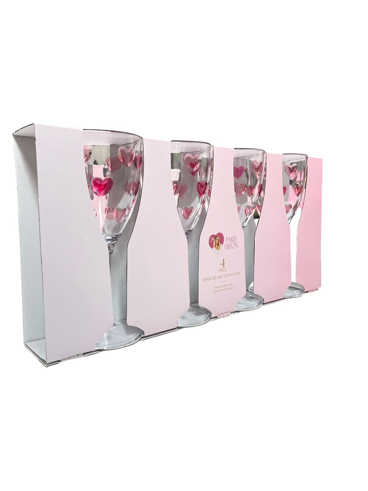 Copas con corazones estilo Paris Hilton – Elegantes y duraderas