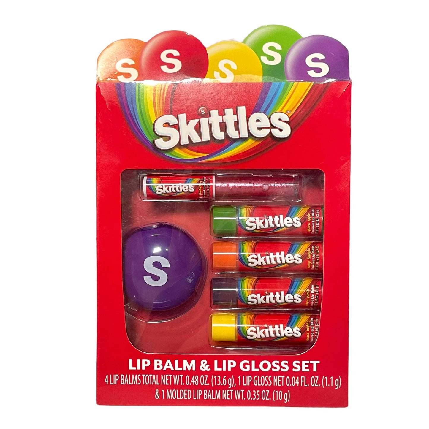 Bálsamos Labiales de Skittles (5 piezas)