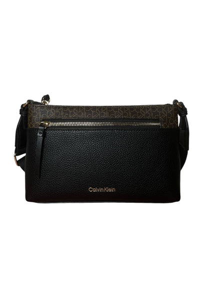 Bolso Calvin Klein Monogram Negro – Elegancia minimalista