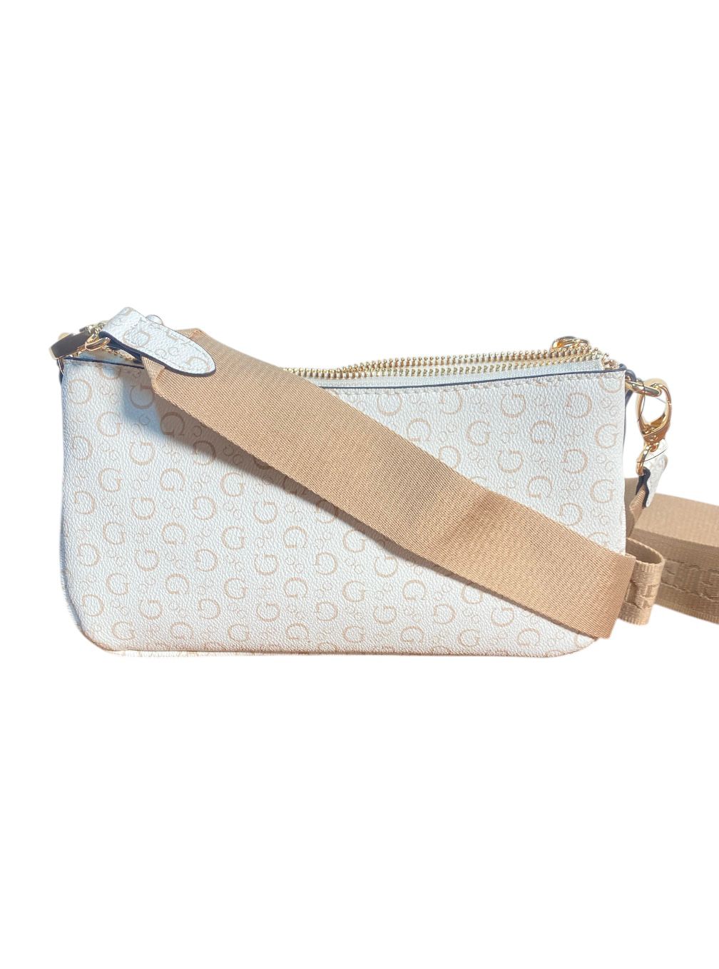 Crossbody GUESS con Monedero – Estilo y Versatilidad