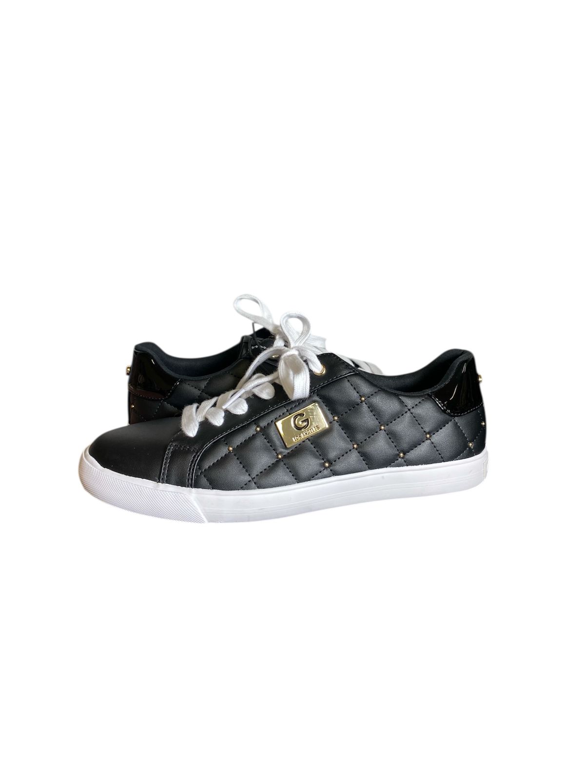 Tenis Guess G-Los Angeles Dama - Estilo Acolchado Negro - Talla 10 USA