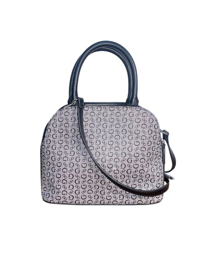 Bolso Satchel GUESS Monogram – Sofisticación y Estructura Clásica