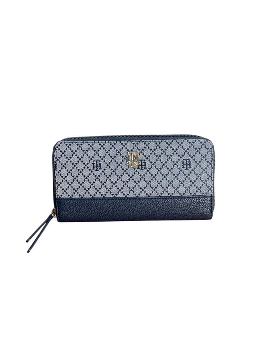 Cartera Tommy Hilfiger Azul Monogram