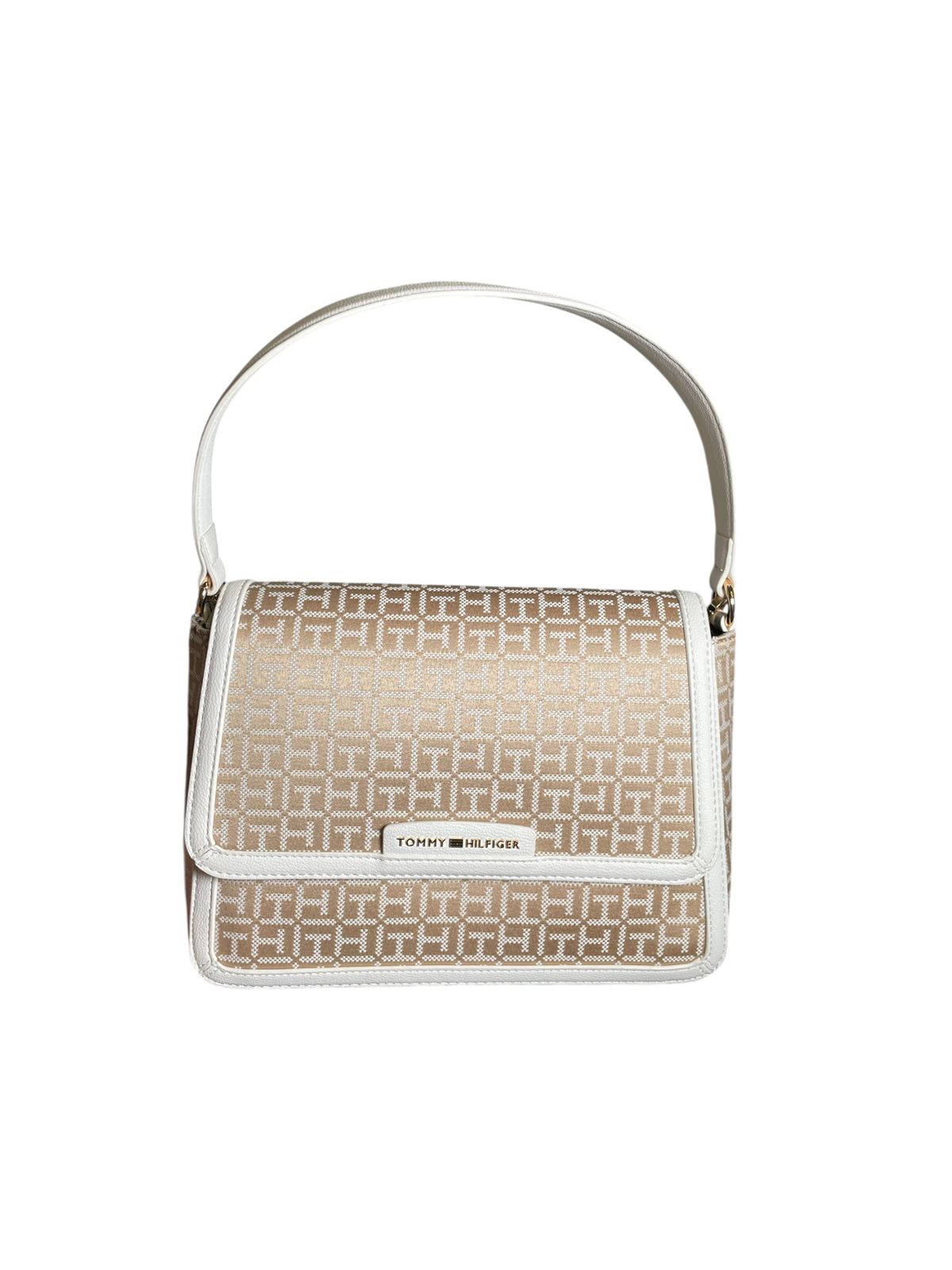 Bolso Tommy Hilfiger Beige Monogram