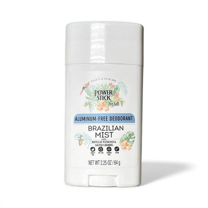 Desodorante Sin Aluminio Power Stick — Aromas Brazilian Mist & Amber Rouge