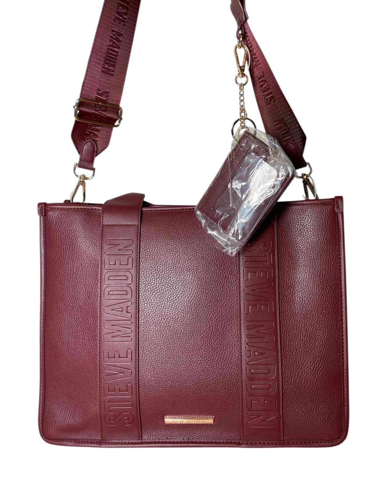 Bolso Tote Steve Madden Vino