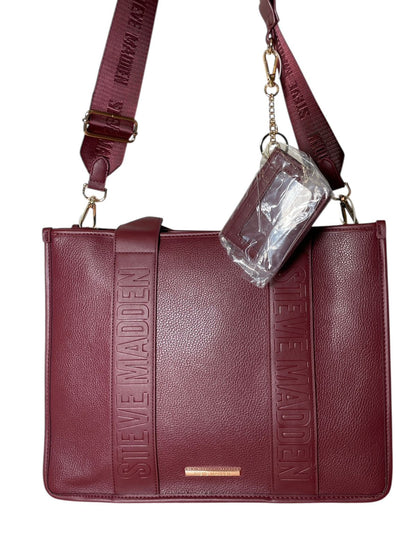 Bolso Tote Steve Madden Vino