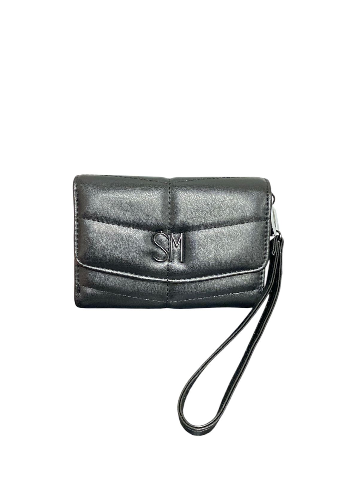 Cartera Steve Madden Negra con Wristlet – Compacta y Moderna