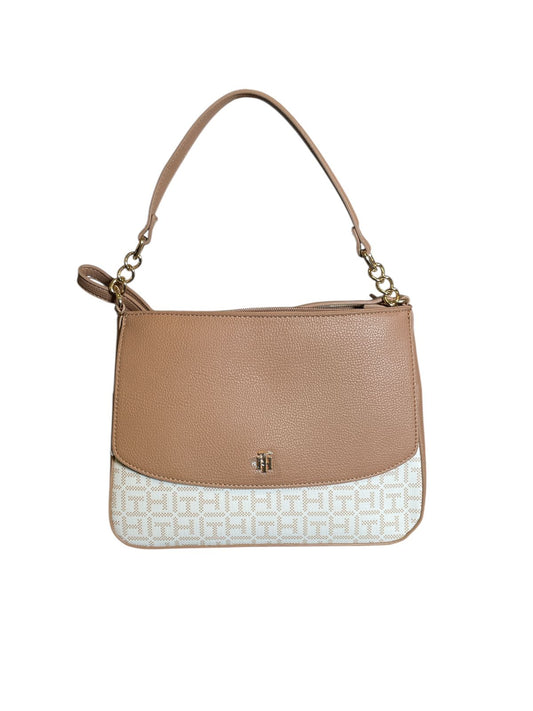 Bolso Shoulder Tommy Hilfiger Monogram Beige & Camel