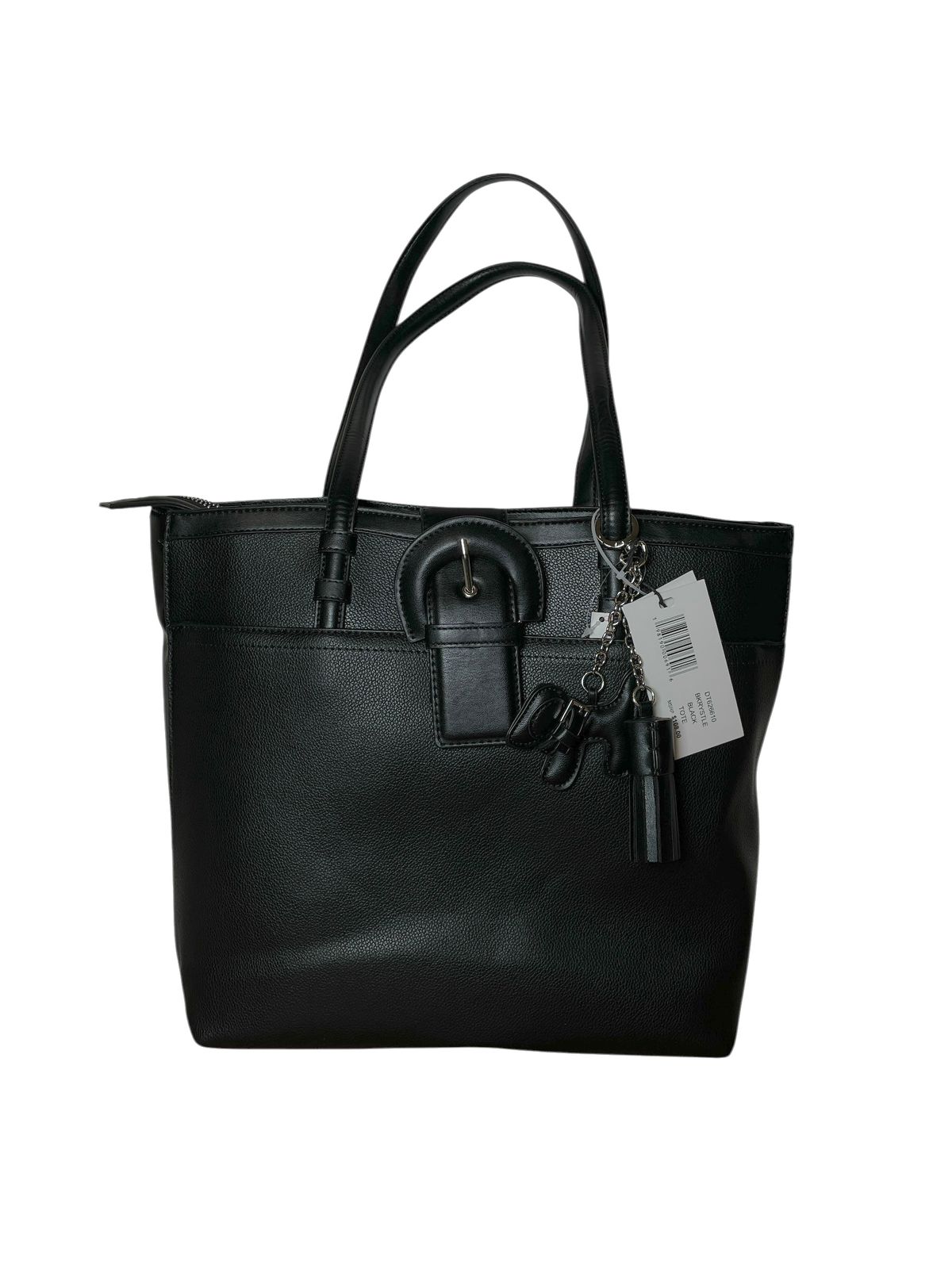 Bolso Tote Negro Steve Madden con Charms