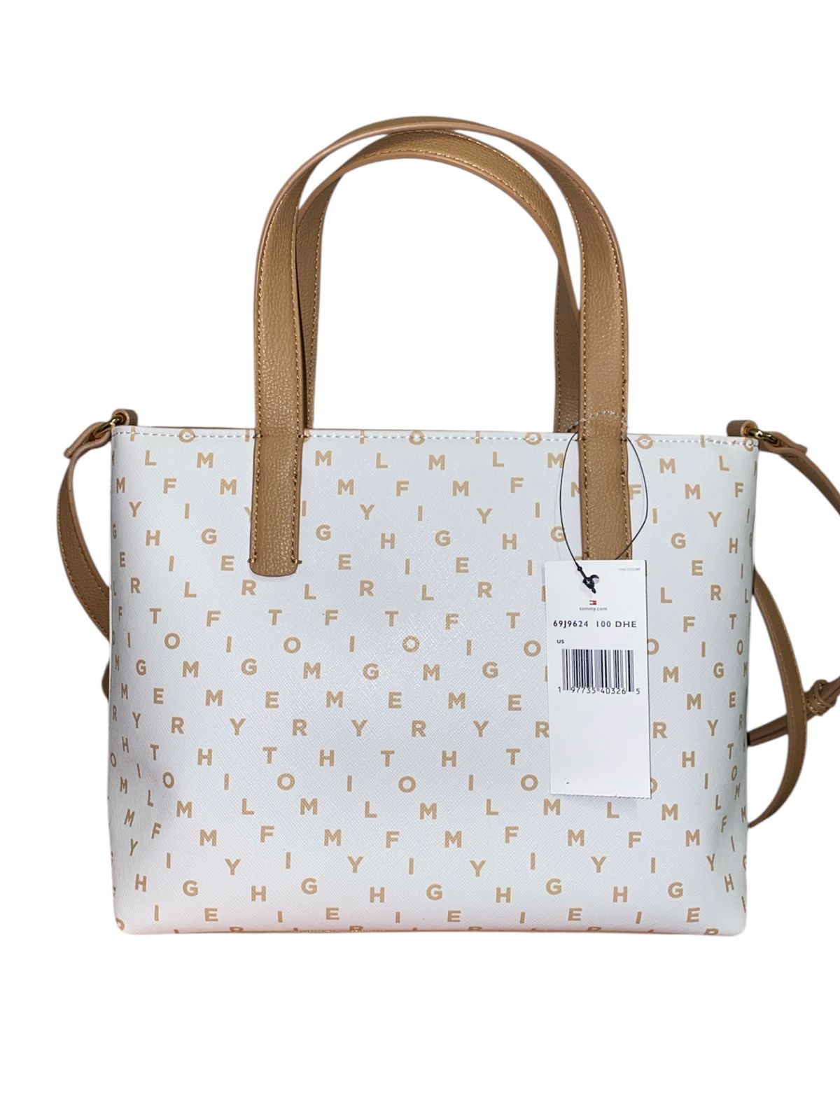 Bolsa TOMMY HILFIGER Blanca con Monograma