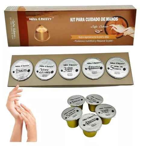 Kit Para Cuidado De Manos Café Cubano