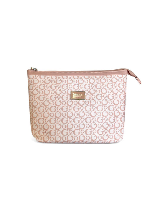 Neceser Guess Monograma Rosa Palo