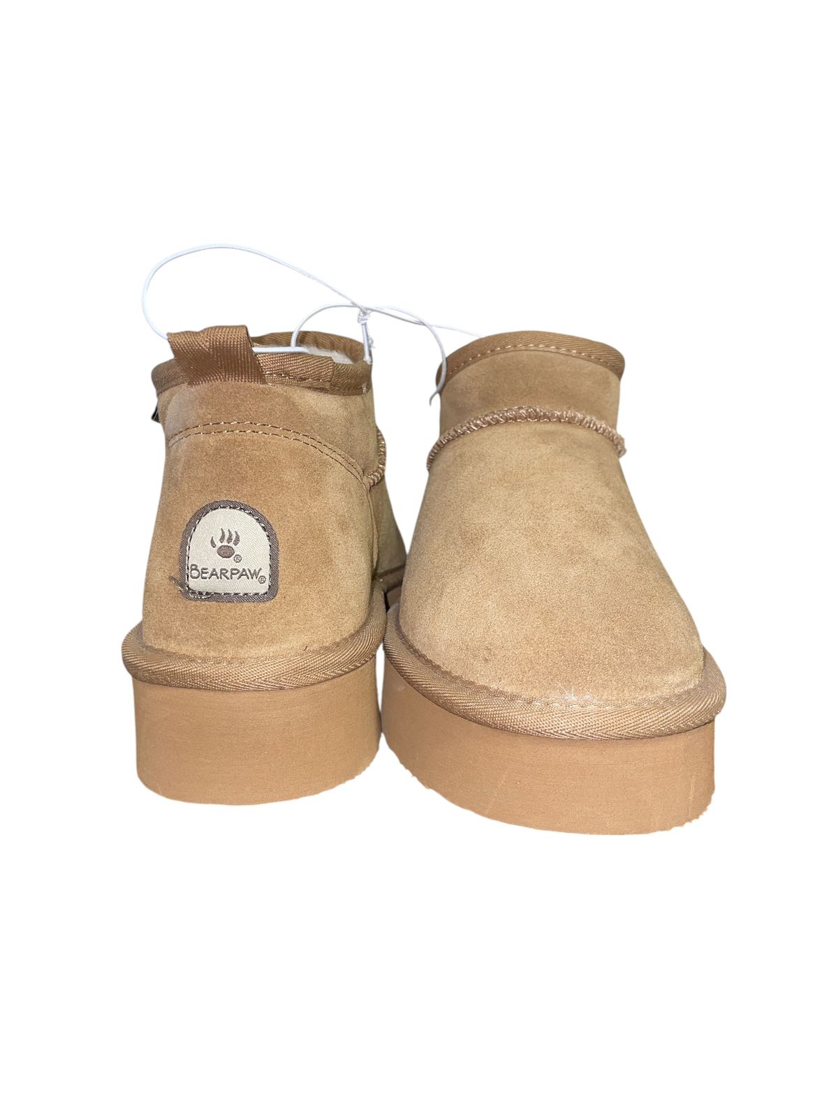 Botas Bearpaw - Talla 9 USA Dama - Ultra Platform en Gamuza Canela
