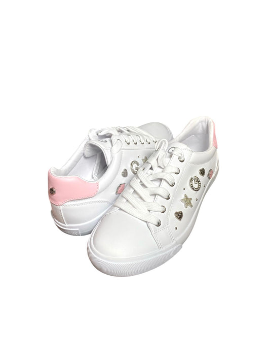 Tenis G Los Angeles para Mujer con Charms y Detalle Rosa
