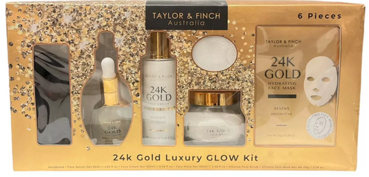 TAYLOR & FINCH 24K GOLD LUXURY GLOW KIT