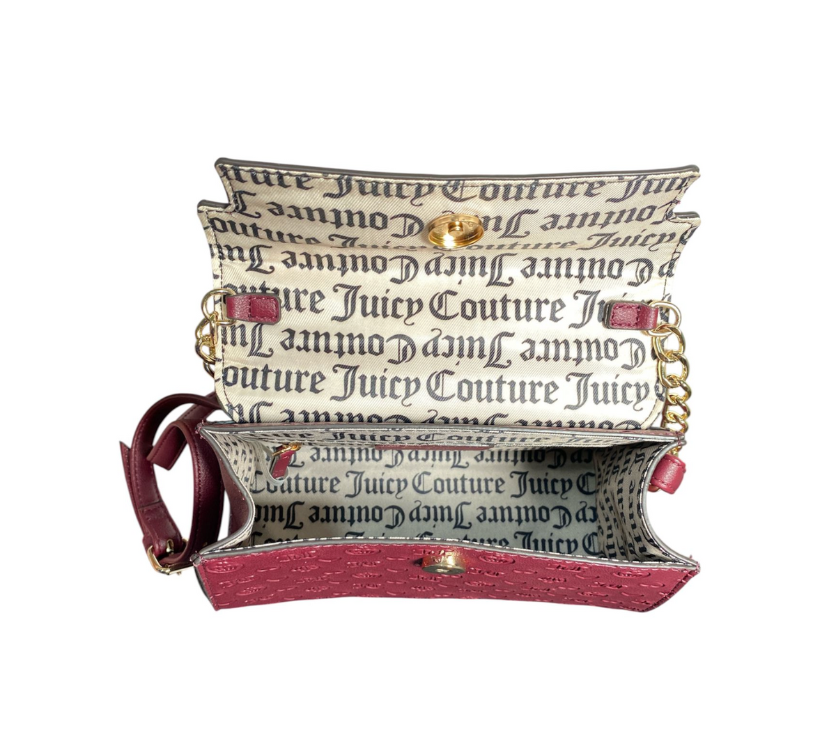 Bolso de Mano y Crossbody Juicy Couture Borgoña