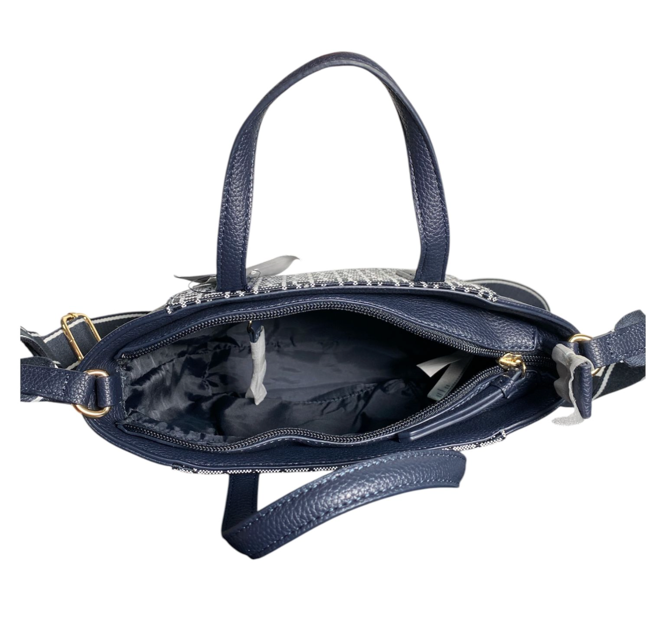 Crossbody Tommy Hilfiger Azul con Estampado Monograma