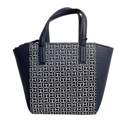 Crossbody Tommy Hilfiger Azul con Estampado Monograma