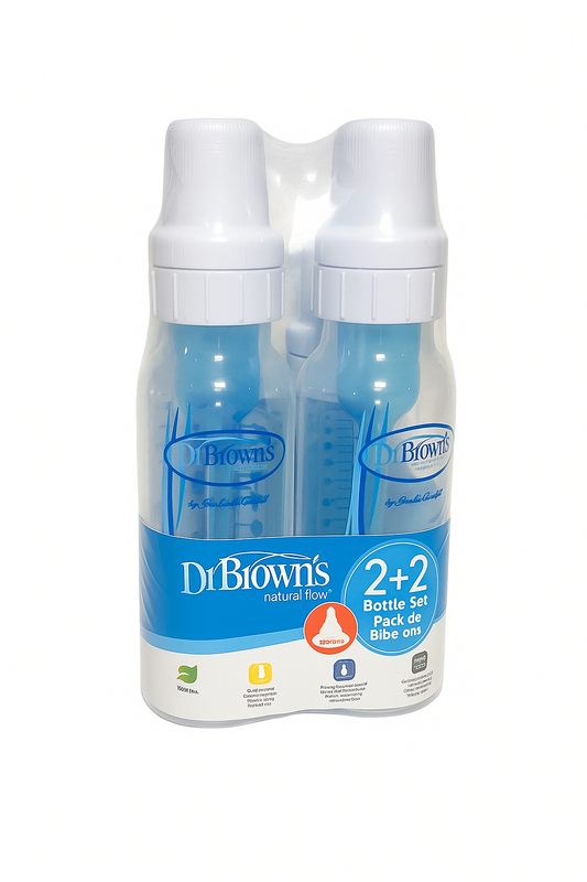 Biberones Dr. Brown's - Pack de 2 (8 oz y 4 oz)