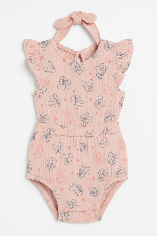 Traje de Niña Minnie Mouse 2 piezas 18M
