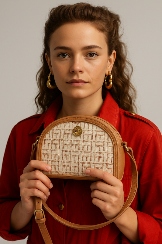 Bolsa Crossbody Tommy Hilfiger Monograma Beige | Estilo Clásico, Tamaño Ideal