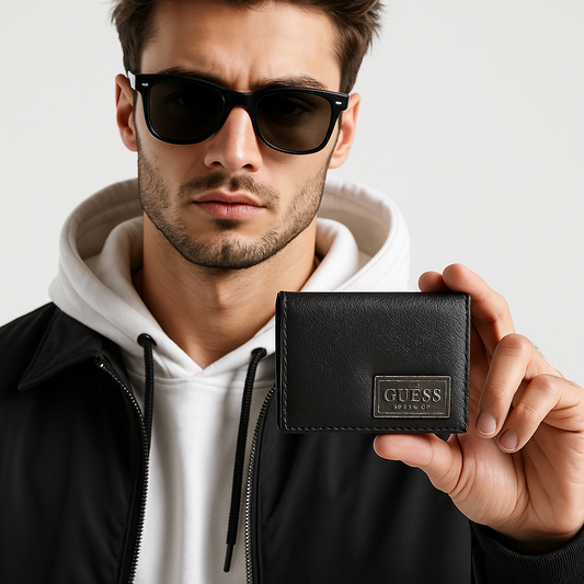 Carteras GUESS para hombre en diferentes diseños y colores - Originales y elegantes