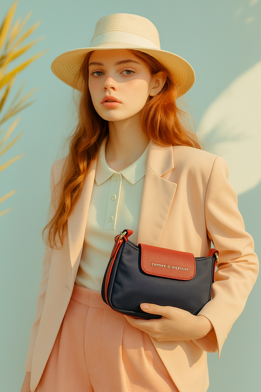 Bolsa Tommy Hilfiger Azul y Roja