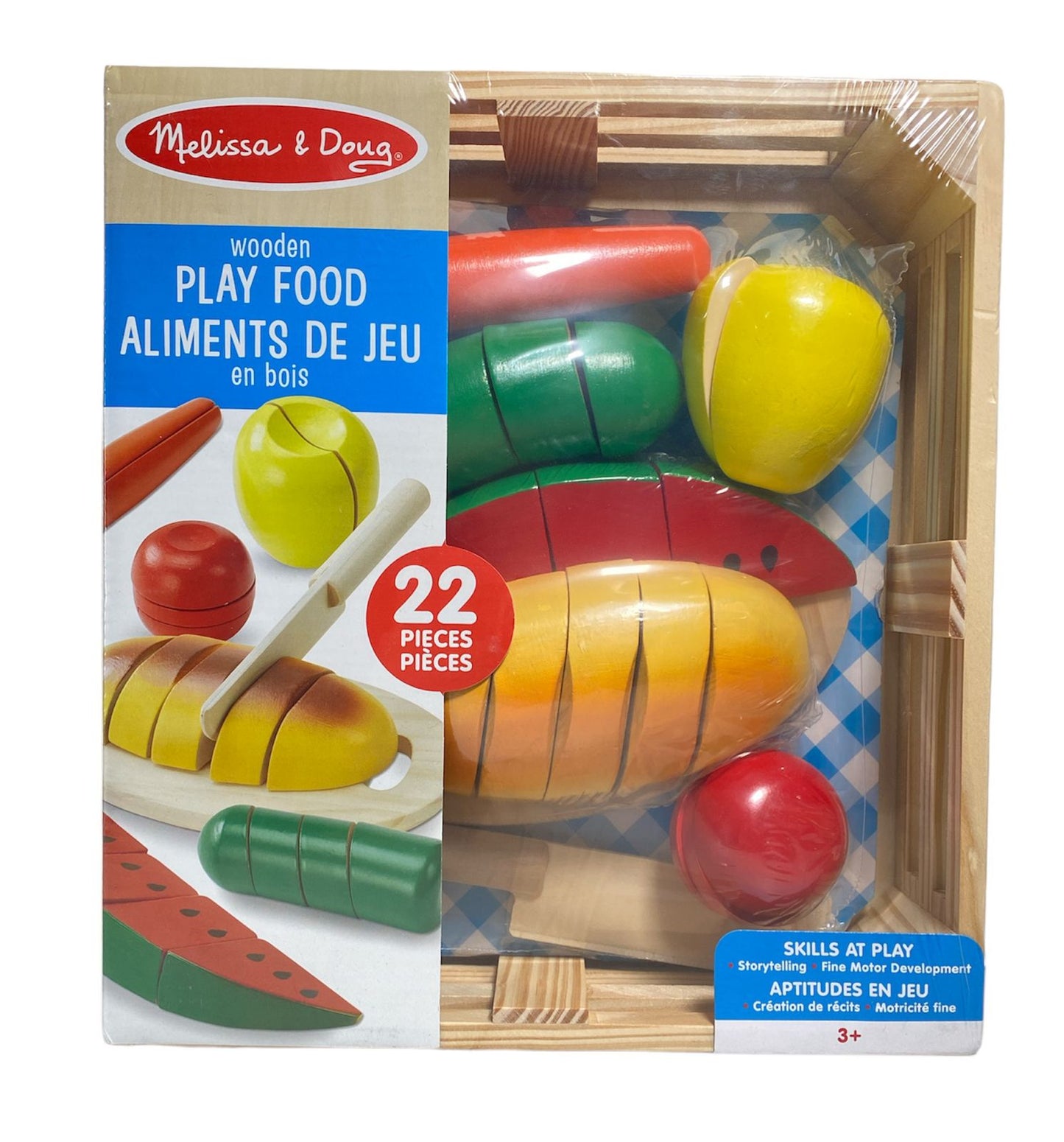 Juego de Madera de Verduras - 22 Piezas Melissa & Doug