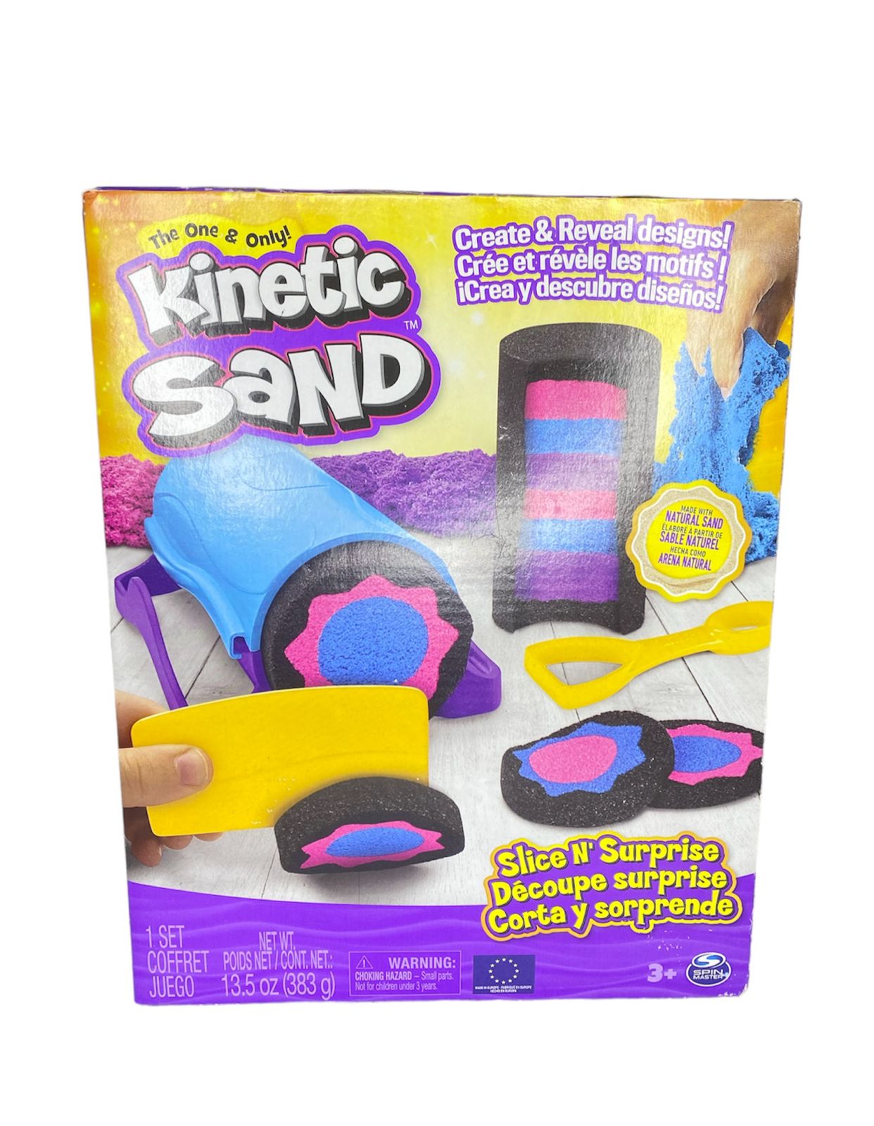 Juego Kinetic Sand Arena para Cortar