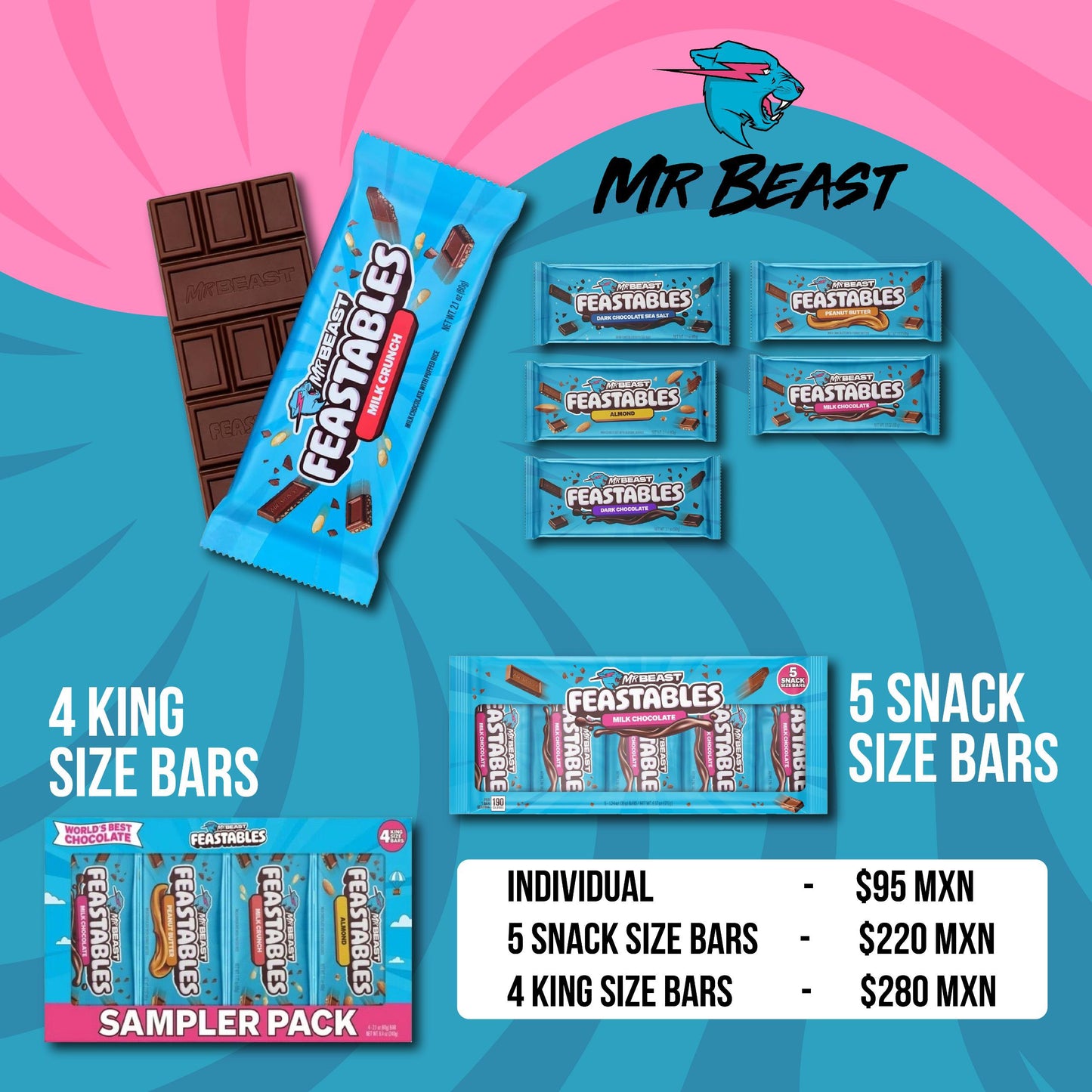 CHOCOLATES MR BEAST