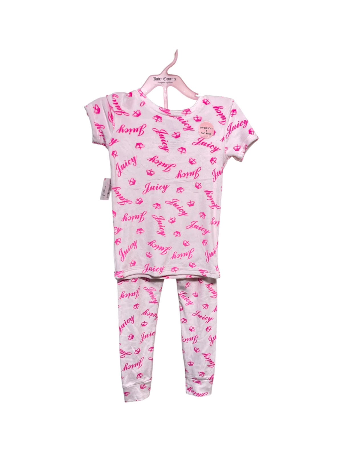 Pijama Infantil Juicy Couture - 2 Piezas Niña Talla 6