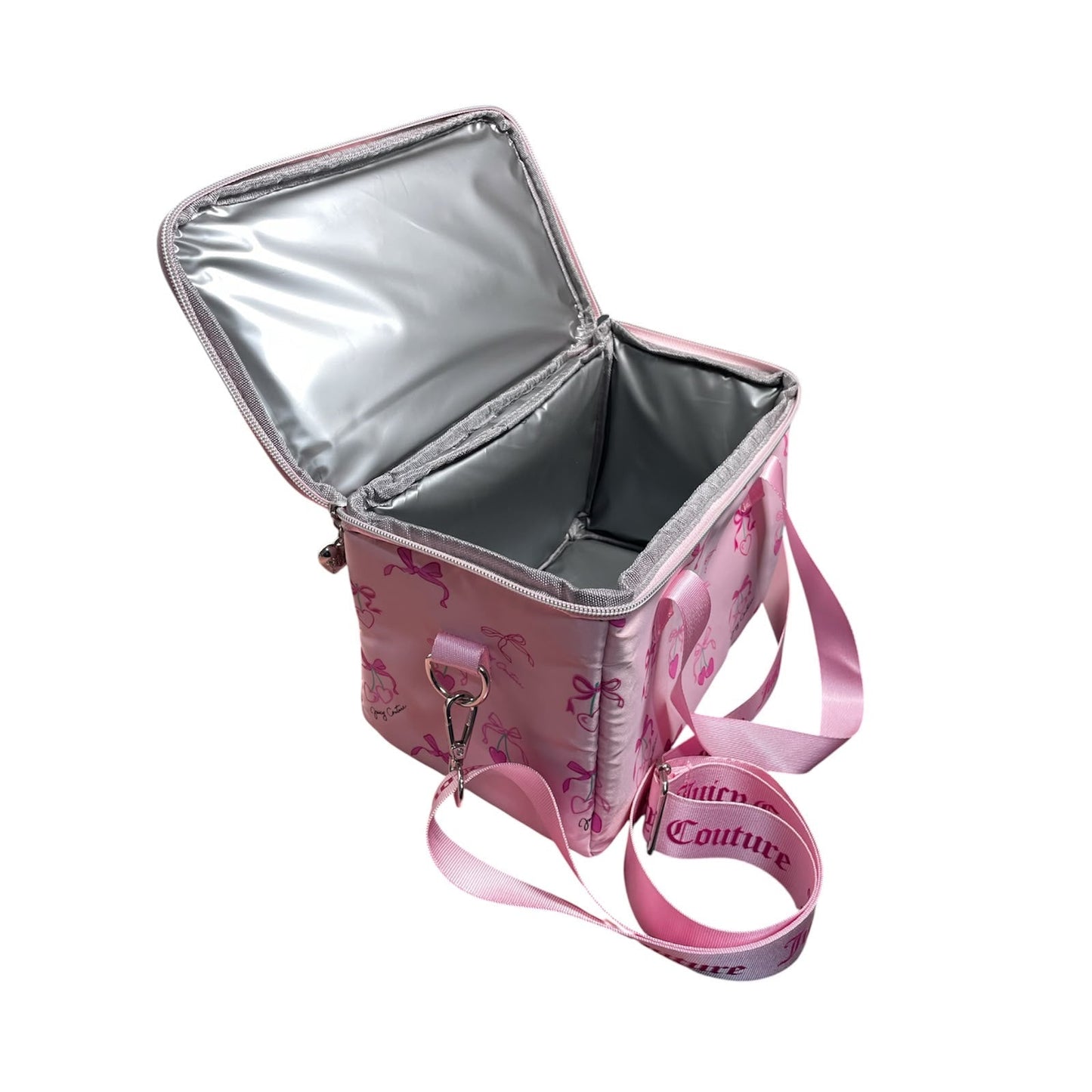 Hielera Térmica Juicy Couture Rosa Moños y Corazones