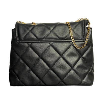 Bolso Acolchado de Piel Sintética con Cadena