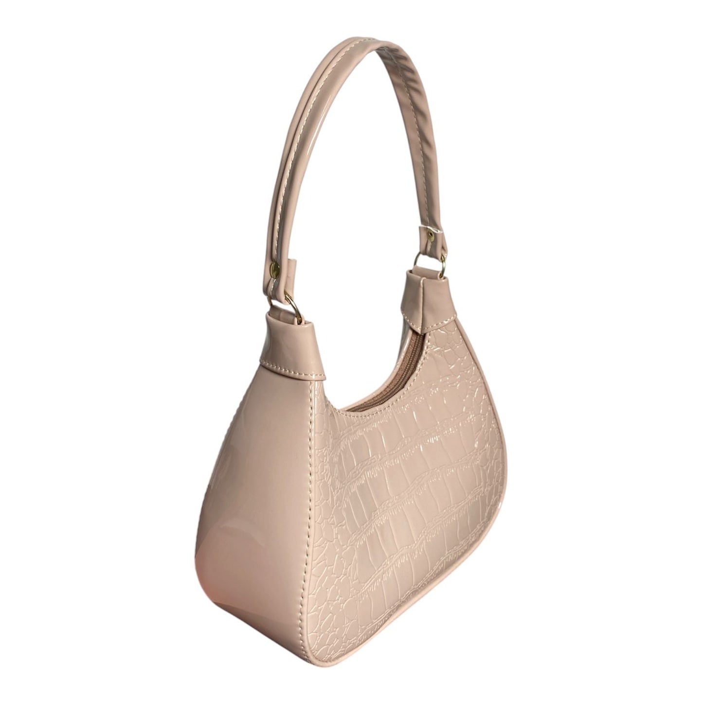 Bolso de Hombro Tipo Shoulder Bag Efecto Cocodrilo | Hecho en México