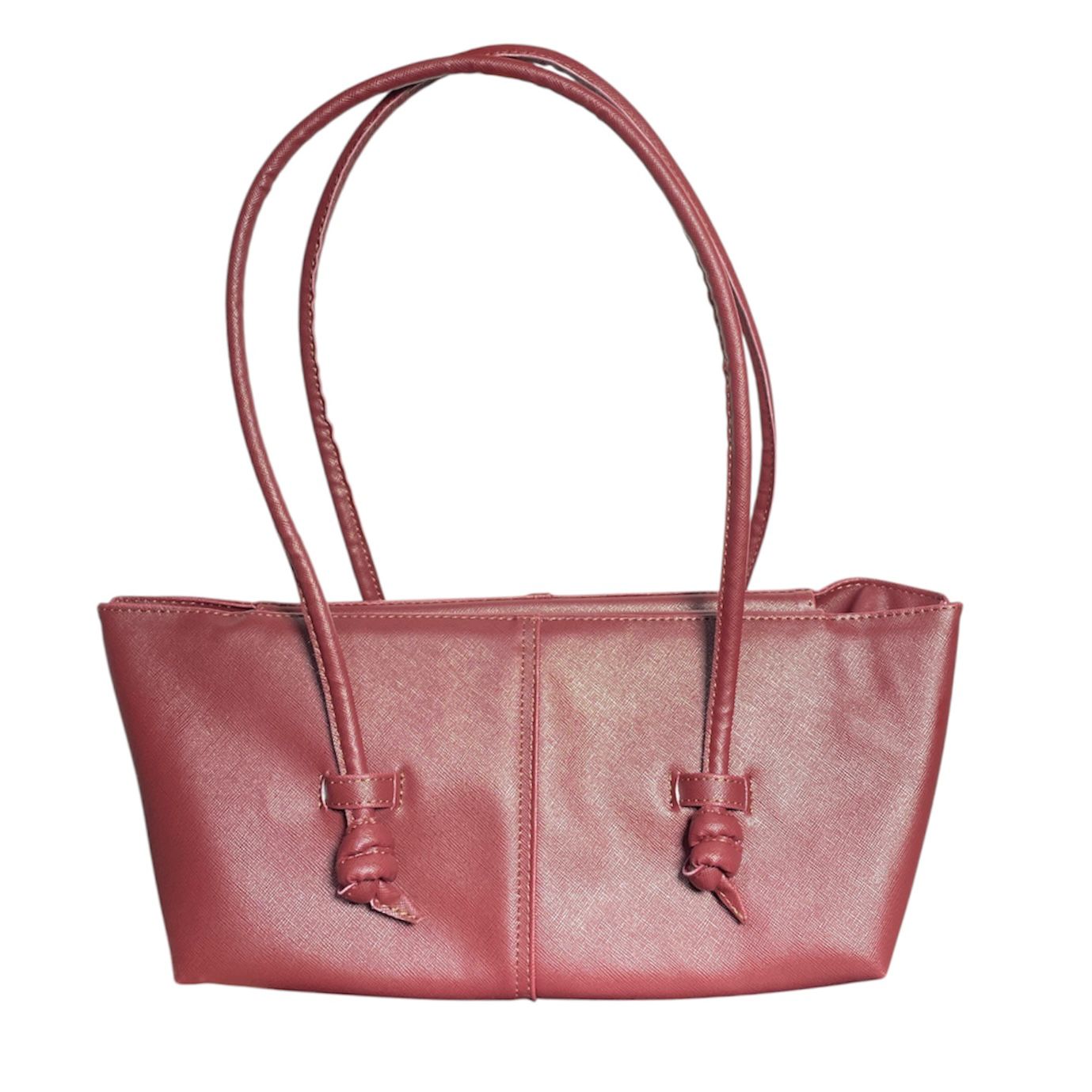 Bolso Baguette de Hombro con Anudados Elegantes – Hecho en México