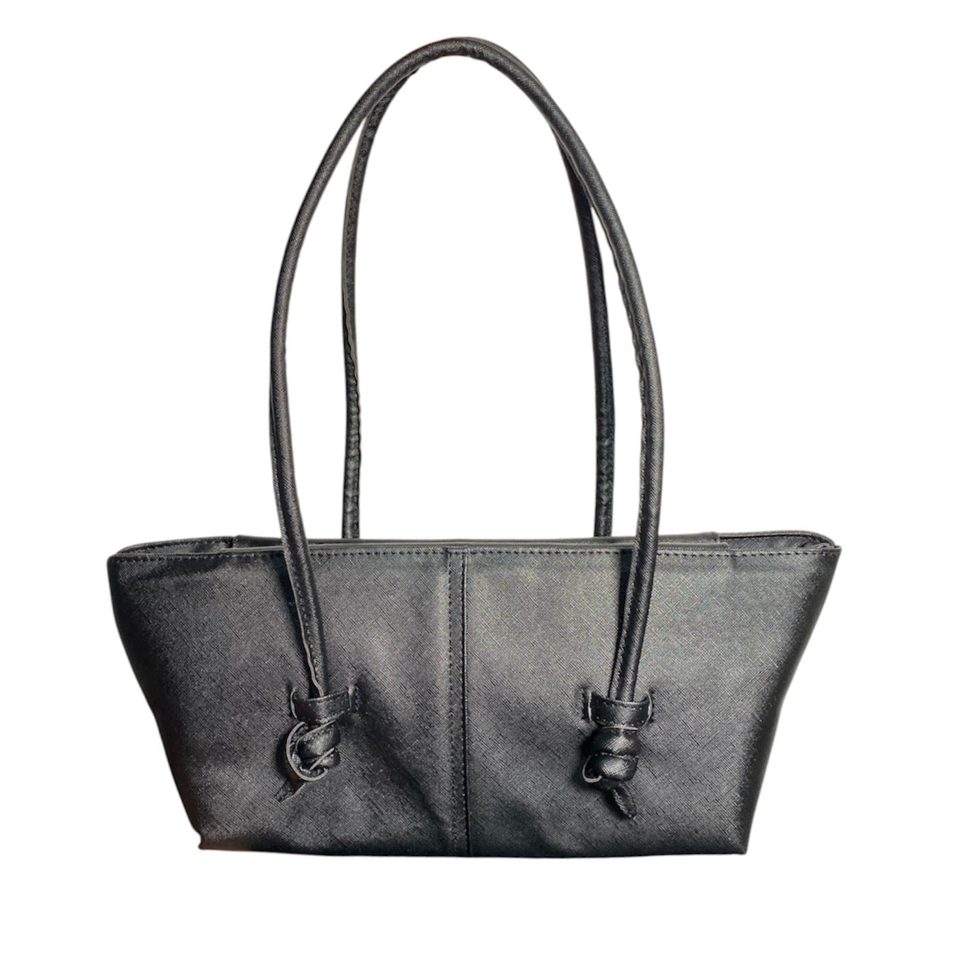 Bolso Baguette de Hombro con Anudados Elegantes – Hecho en México