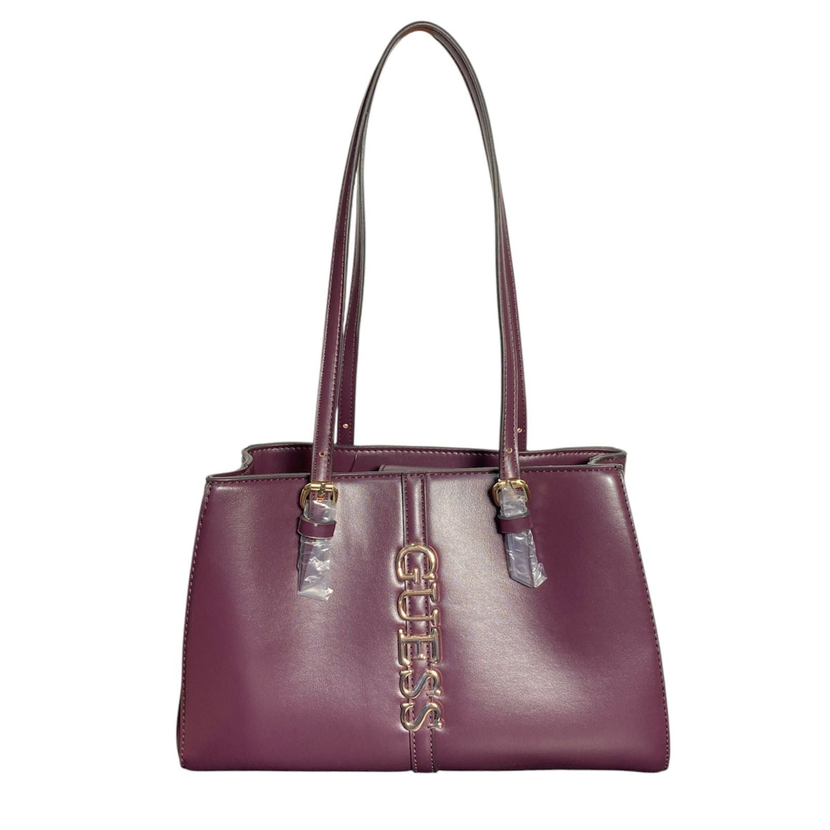 Bolsa Guess al Hombro  – Elegancia en Tono Vino
